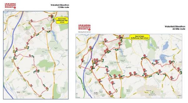 WakefieldBike's tweet photo. Have a look at the route and see which you would like to do!! http://t.co/0ZKz9XOD4d