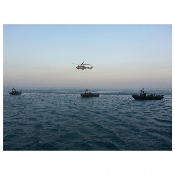 قوات الأمن البحرية الخاصة والضفادع البشرية تستعرض باليوم الوطني السعودي ByUHlRWCMAENCh7