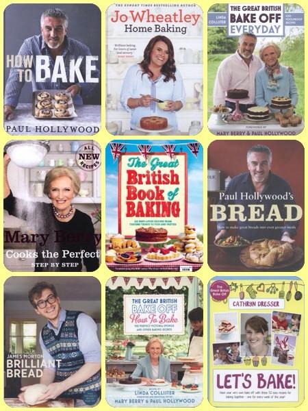 ShetlandLibrary's tweet photo. All set for the #BakeOffQuarterFinal tonight? If it leaves you feeling inspired- we have all these &amp; more in stock! http://t.co/Ps29vqoKFT