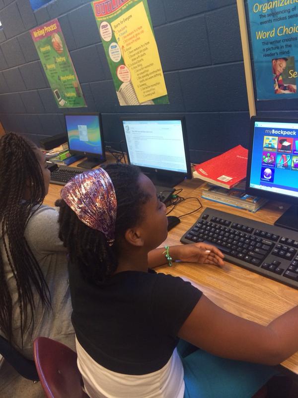 kestanfield's tweet image. #ProjectSharing w/ #mybackpack @inmanmiddle #MrsDelaney #edtech @APSInstructTech @apsupdate #ELAProjects #connected