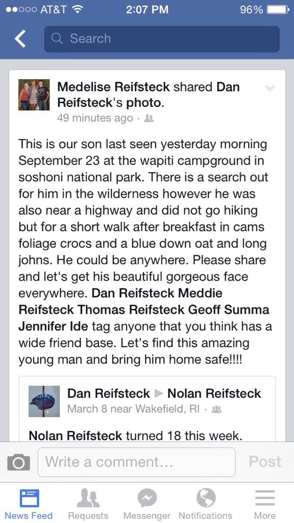 nokakodaks's tweet photo. Please #RETWEET #BringReifHome http://t.co/uj0oUy9us5