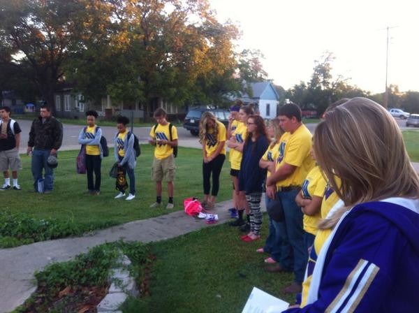 HeartofTexasFCA's tweet photo. Looks like Mart HS is All In!
“@suaggie44: @MartHSFCA proud of these kiddos!  Keep letting your light shine! SYATP http://t.co/zdRj86W1v2”