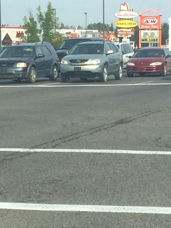 DarioPasquotti's tweet image. That is just legitimately horrible driving. Two feet in the other lane at a light. #wut #driverstest #yql