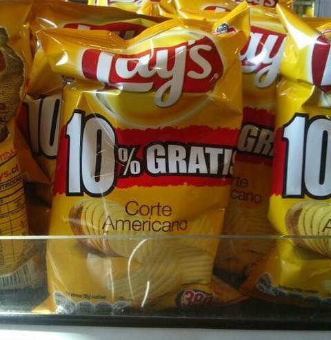 Barajas_el's tweet photo. Que guay, ahora las LAY´S vienen con 10% más de aire http://t.co/vdHvN4jwTH