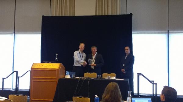 ehorley's tweet photo. Congrats to @cisco for winning best IPv6 product for their wireless product at @RockyMtn_IPv6 #NAv6 Summit http://t.co/IZ0uOLink9