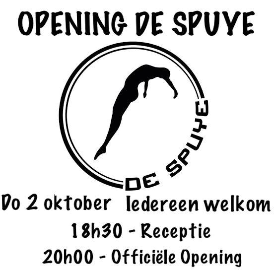 Vanaf 2 september gaat de Spuye terug open! Allemaal van harte welkom op de receptie en de officiële opening.