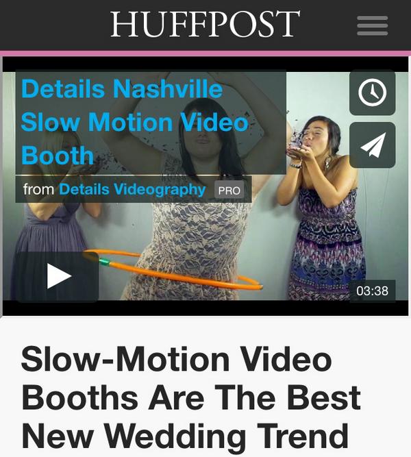 DetailsNash's tweet image. Slow-Motion Video Booths Are The Best New Wedding Trend
#wedding #slowmobooth #slowmotionvideo
bit.ly/1og4lZN