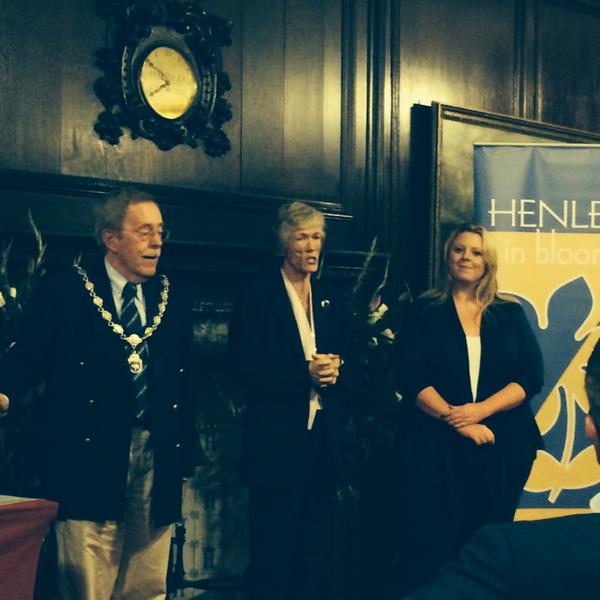 HOTBusinesses's tweet photo. Fab @HdV_Henley sponsored the #henley in bloom awards. #lovelocal http://t.co/DvPZmTJXFd