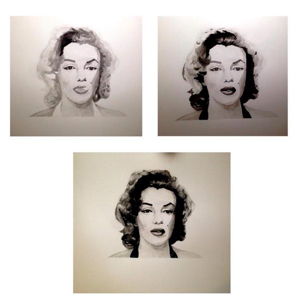LauraMasReyes's tweet photo. Trabajo acabado #marilyn ❤️ http://t.co/ICfABgykLz
