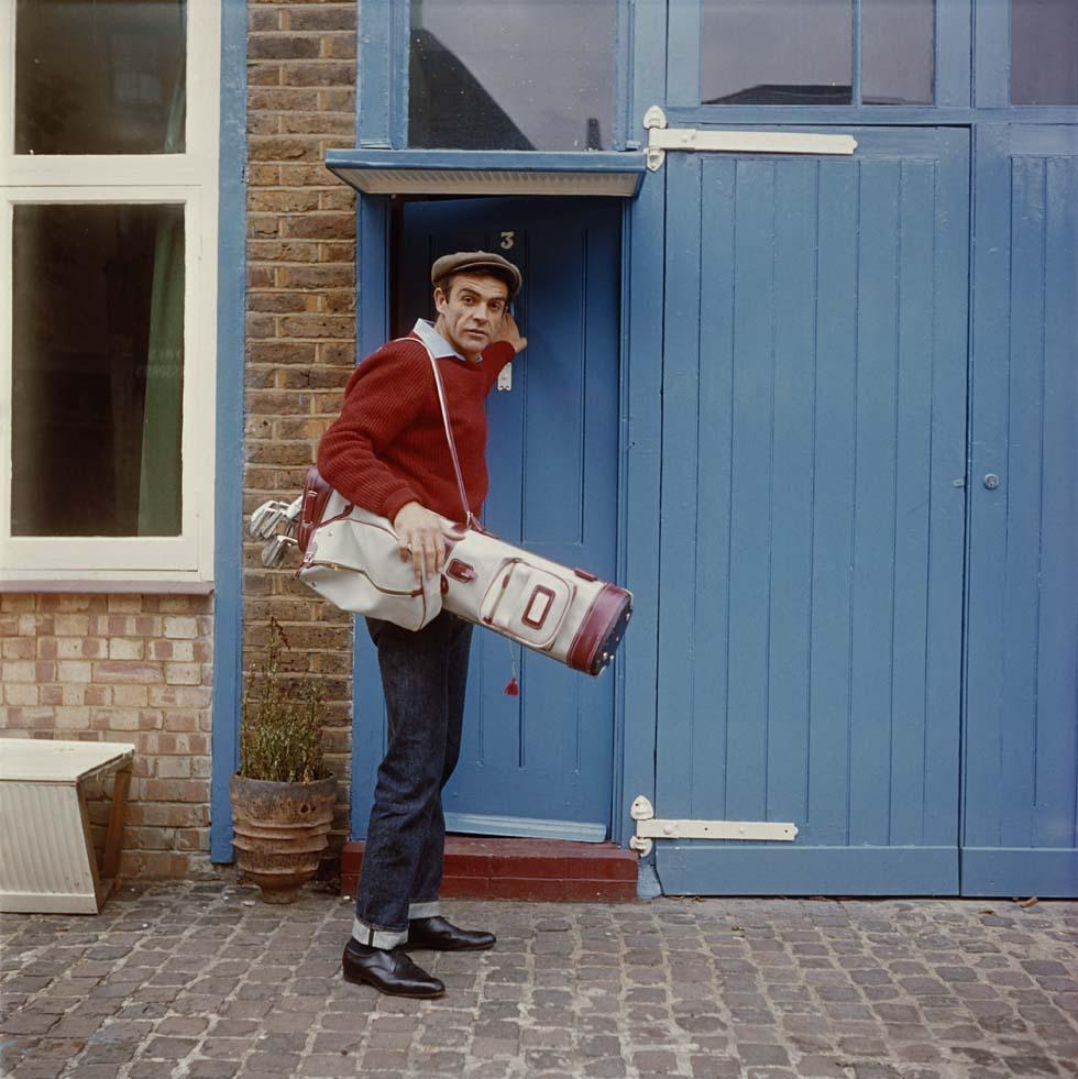   Sean Connery sets off for a game of golf, 29th August, 1962  happy birthday 