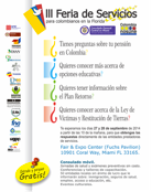 ConsuladoColMia's tweet photo. @CNNEE Todos invitados  III Feria de Servicios para Colombianos en la Florida. 27 y 28 Sep Miami Fair &amp; Expo Center http://t.co/miuatv0nuU