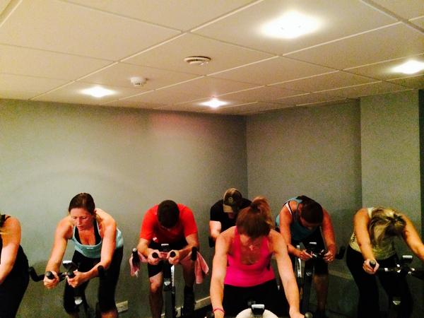 nigelmoorept's tweet photo. Great class 2nite #spinning the guys done good #Wednesday class @MoorEnergyFit http://t.co/UYOXPQVHOd