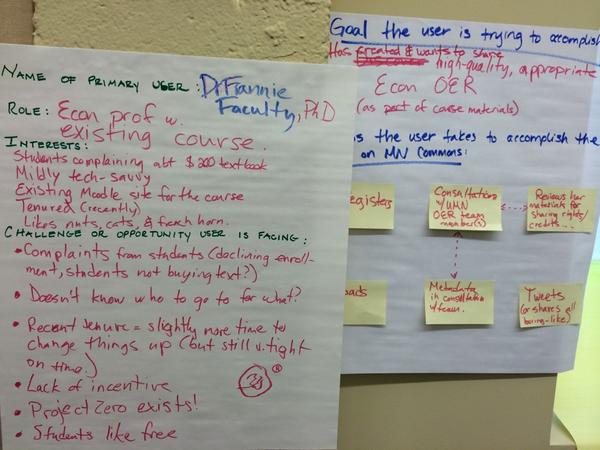 OERCommons's tweet photo. Creating use cases &amp;workflow storyboards for our user-centered design approach to pilot #OER initiatives in Minnesota http://t.co/rlDTsmcbUd