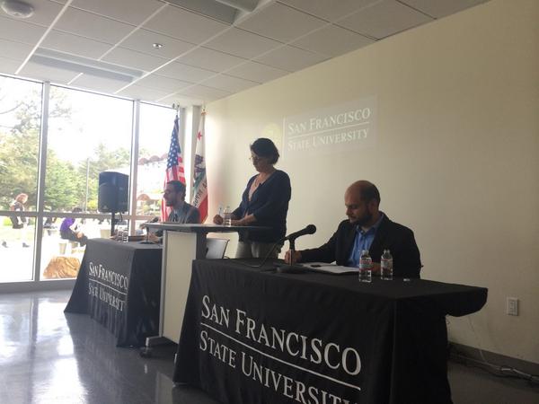 SFSTATEGATOR's tweet photo. Hearing a debate on  Measure E in SF, a tax on sugar sweetened beverages. http://t.co/GSEzkqtOuW