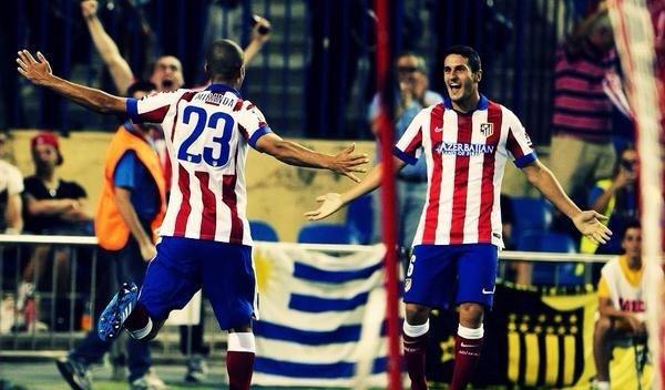 Footballogue's tweet photo. [#Liga] @U_D_Almeria 0-1 @Atleti_France
L'Atletico prend les 3 points grâce à un but de Miranda !
#ALMATM http://t.co/BPCRt5vnd0