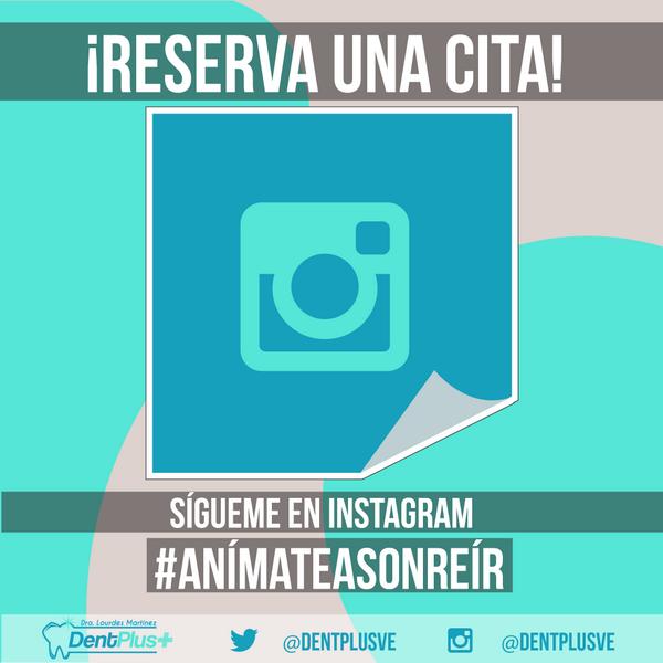DentPlusVE's tweet photo. Te invitamos a reservar una cita y lucir dientes hermosos. ¡Síguenos en Instagram! Somos #DentPlusVE #Sonríe http://t.co/PpjEc2XBnv