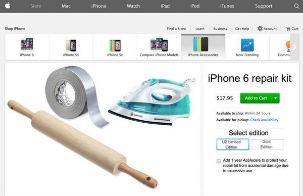 B_the_Moll's tweet photo. I'm surprised that Apple didn't just push the U2 edition to everyone's iCloud accounts #BendGate http://t.co/leLAa7FvSr