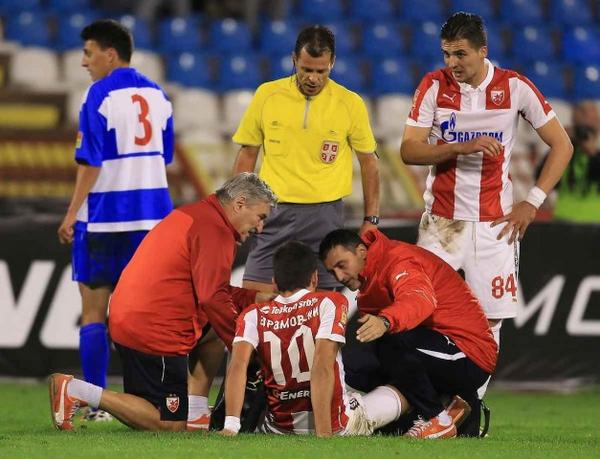 Avramovski went down again with injury Avramovski went down again with injury
