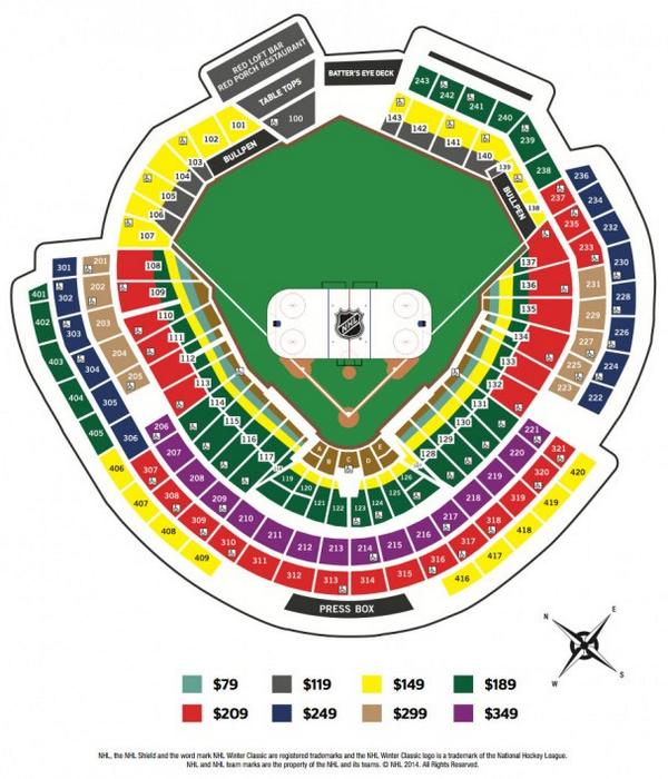 Shorebirds Seating Chart