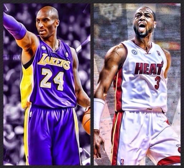 NBAChatting's tweet photo. Who has had the better career? 

RT for Kobe

Fav for Wade http://t.co/XffwEpI7y4