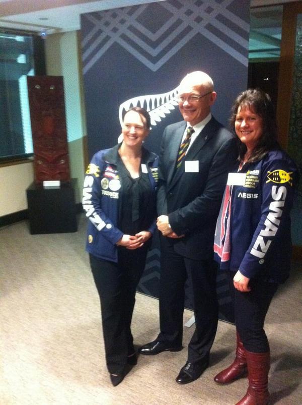 Slightly blurry pic of the Swazi team with His Excellency Chris Seed, NZ High Commissioner to Australia <a href="/NZ_Global/">New Zealand Business</a>