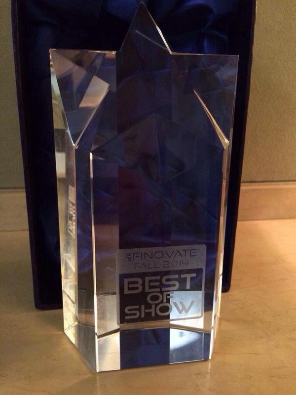 andresclua's tweet photo. So happy to be at #Finovatefall, proud to be winner with @AnchorID http://t.co/n5HvzKoZoa