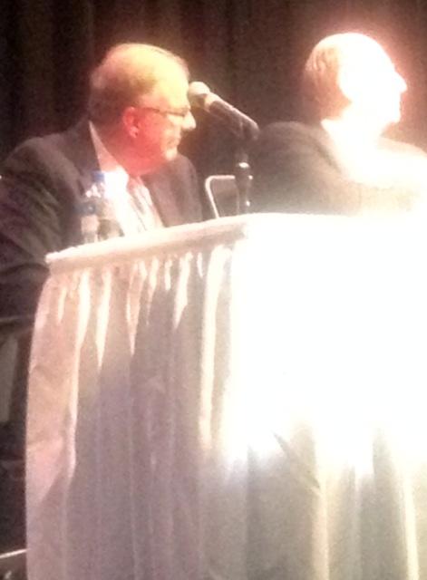 RiseAboveMark's tweet image. Rocky Killion and Dr. Ed Eiler on panel discussion at Bloomington North High School. Good turnout tonite. #badcamera