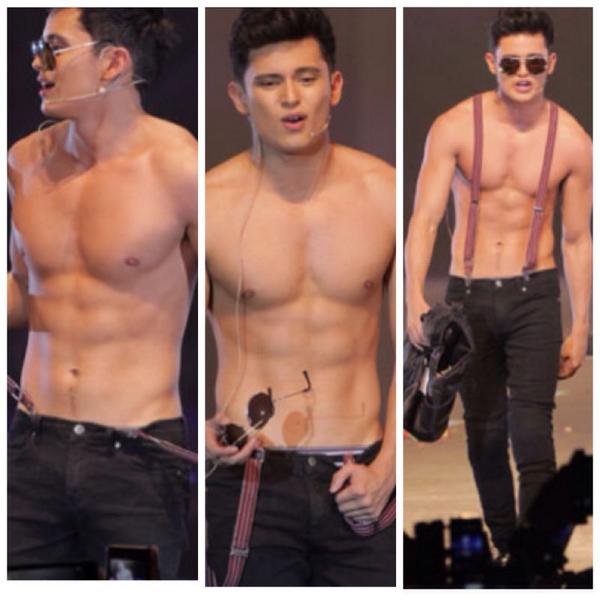 blacksheep0310's tweet image. Ang hot ni bagets kahit nahulog sa stage @jamesxreid #CosmoBachelorBash2014