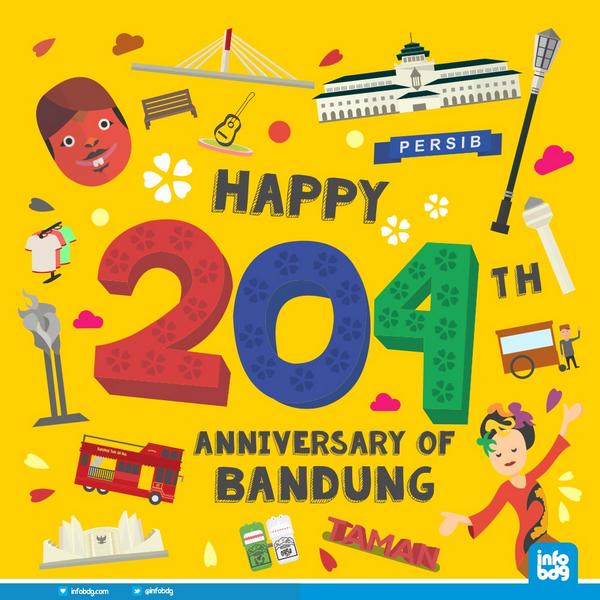 infobdg's tweet photo. Happy #204thnBDG, let's hope for the better city to live, a greater story to make, and a good history to tell :) http://t.co/RbYdLprwee