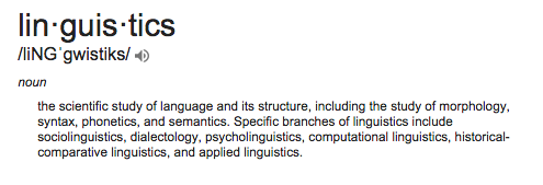 Let's get this out of the way early, shall we? #Linguistics is not the study of multiple languages, but is instead...