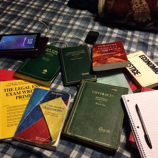 LawSchoolME's tweet photo. My WCW, welcome to Law School. All Nighter its going be. #lawschool #nightlife#music#research#torts#team24 #nosle... http://t.co/ggCfRKQsTY