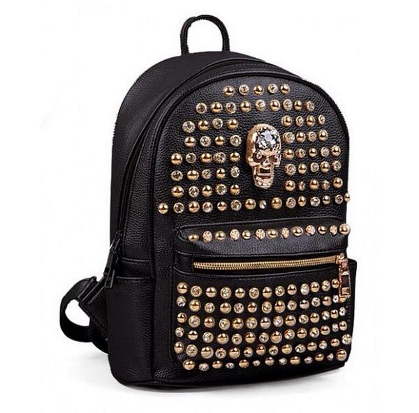KpopRulesShop's tweet photo. [FAST PO] Skull Backpack 5402, Size: T30 P22 L13, Material: PU, Price: Rp 285,000 http://t.co/PBFSGbHtjG