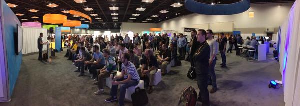 RosarioMonge3's tweet photo. @SalesforceDevs Great day at #CNX14 DevZone. Excellent learning, hacking &amp; connecting with all. http://t.co/lEAKpRKx5i