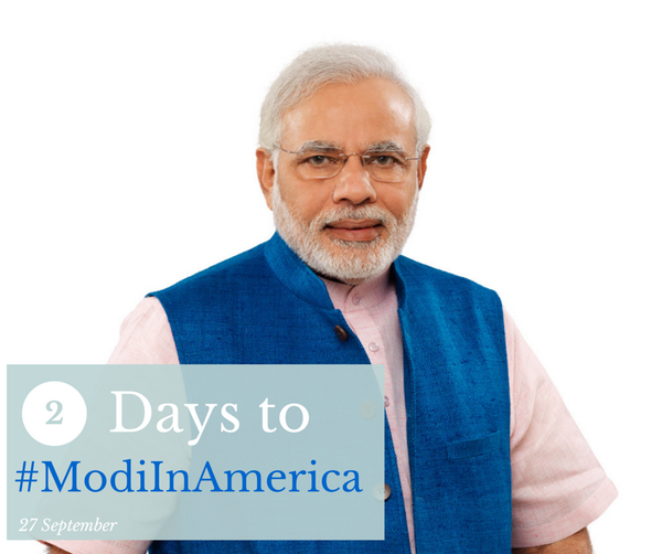pmvisit's tweet photo. 2 Days to #ModiInAmerica, Join us to welcome Prime Minister @narendramodi http://t.co/qroEhk04og