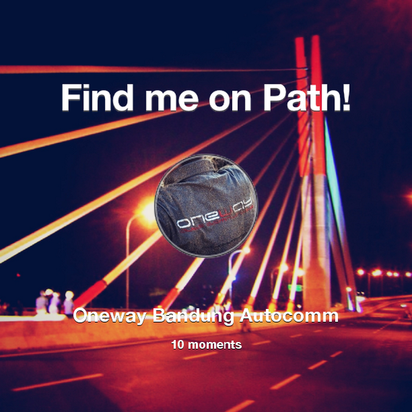 Find me on #Path now! Go to: path.com! #thepersonalnetwork