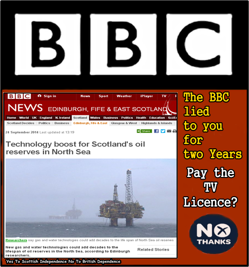 bobby_mckail's tweet photo. The BBC @scottishlabour @dannyalexander @acarmichaelmp @BBCNewsScotland all lied to you abt Oil &amp; new finds.#2015Out http://t.co/MVqVJDueoK