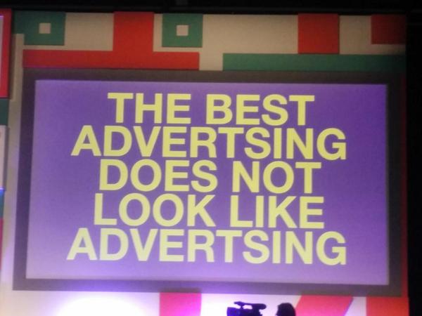 unspun's tweet image. Agencies take note. #spikesawards