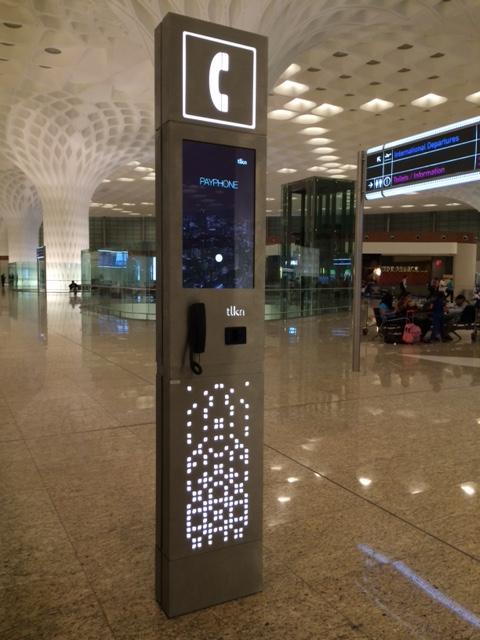 getnovanet's tweet image. #Novanet revolutionizing the payphone service at #Mumbai International Airport T2.