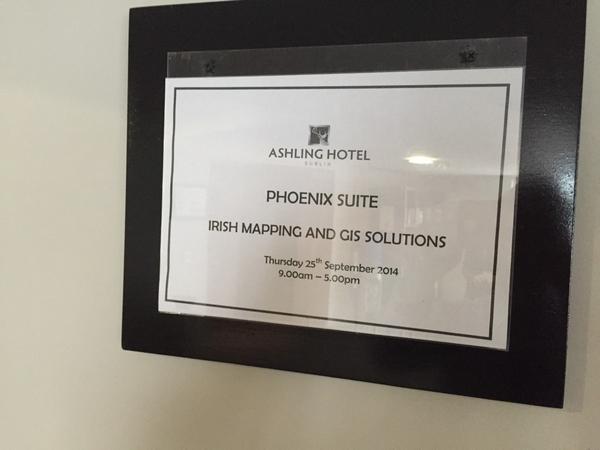 GIS_gingell's tweet image. Looking like a great day at #IMGSGeospatialUG at the @AshlingHotel with @IMGS_Ireland