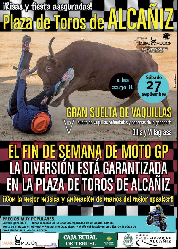 tauroemocion's tweet photo. Mañana es el sorteo, si quieres optar a ir gratis a la suelta de vaquillas de este sábado en Alcañiz Retwitea. Suerte http://t.co/DCS6tYJwgE