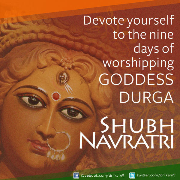 dnikam9's tweet photo. May the nine nights of Navratri bring grace, joy and fun;
Let’s worship Goddess Durga and the prayers be done. http://t.co/MDep5VjRaz