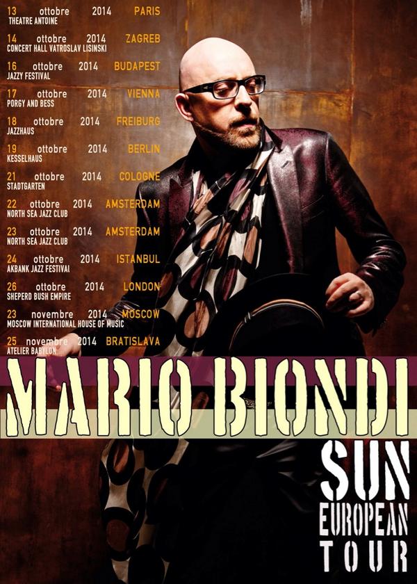 artistfirst_it's tweet image. @MarioBiondi re d'Europa sold out ad Amsterdam (che raddoppia) e Vienna. #SunEuropeanTour musicfirst.it/it/musica/pop-…