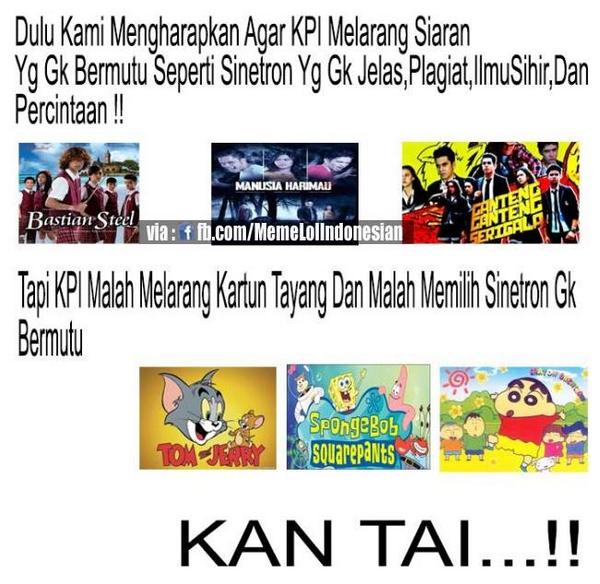 IPdotID's tweet photo. @KPI_Pusat ANJJJJIIINNNGGGGGGG!!!!!!!!!!! Harusnya HARUSNYA SINETRON GA JELAS &amp; GA BERMUTU ITU DIHAPUS!!!!!!!! http://t.co/X6CchtBHcb