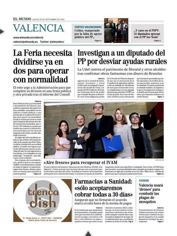 Se llama Paloma y es funcionaria. Sus denuncias ocupan hoy portada en Valencia. Tiene guardada dinamita andaluza.
