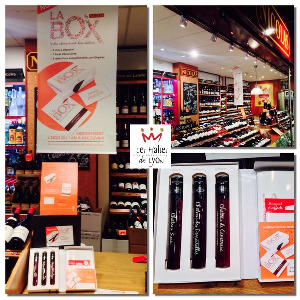 LesHallesdeLyon's tweet photo. "LA BOX by Nicolas". A découvrir aux Halles de Lyon, ou sur le site internet : http://t.co/mFN9qZMZfW #vins http://t.co/0M09pw2XeC