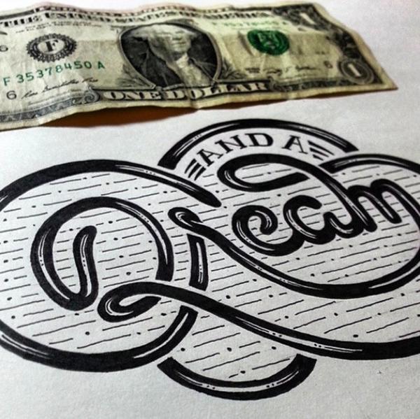 besttypography's tweet photo. A dollar and a dream! By: (perspective_collective) - Instagram http://t.co/TxmVVAvQtp