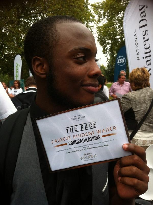 BR6Restaurant's tweet photo. Three winners today @WaitersDay_UK #BeProud Aaron & Darnell and Niyah for the pouring challenge! #NWD2014 http://t.co/sudftTGWEo