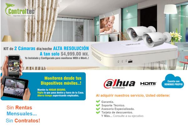 ControltecMX's tweet image. Buen jueves! Visita nuestra pagina,tenemos promociones muy atractivas #CamarasDeSeguridad #Saltillo #SinMensualidades