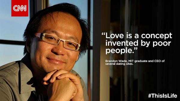 CNN's tweet image. Does love exist? This MIT grad explains why he helps rich men date "sugar babies" cnn.it/1DyPXFS #ThisIsLife