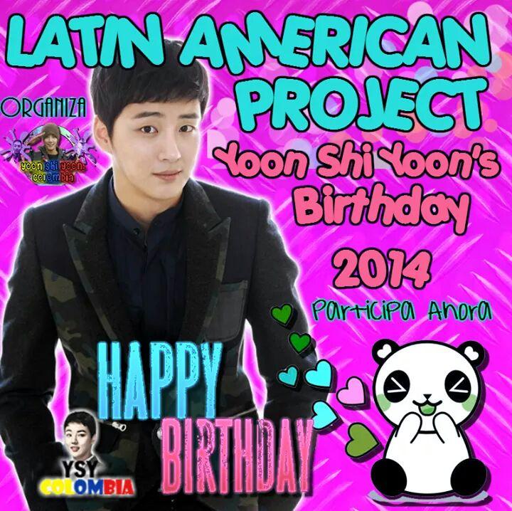 Please wait for our project Happy Birthday Yoon Shi Yoon             